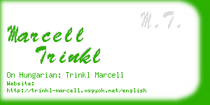 marcell trinkl business card